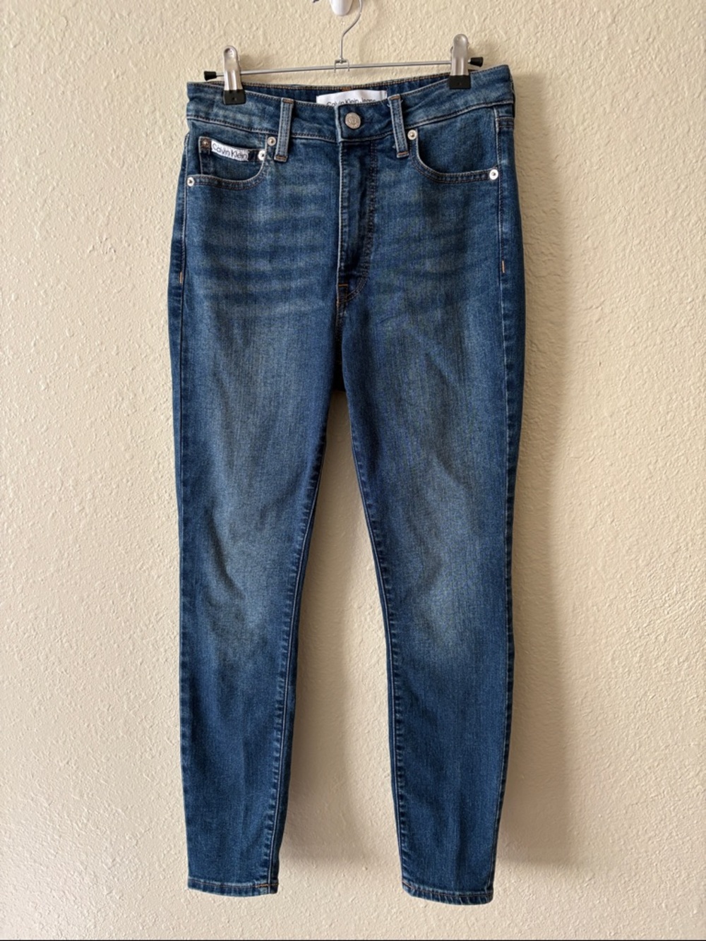 Calvin Klein High Rise Skinny Ankle Jeans Size 27 Carolyn Bessette Kennedy CBK